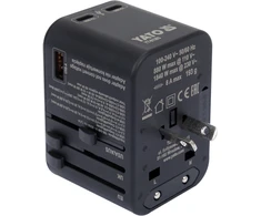 YATO UNIVERSALUS TRAVEL ADAPTER USB / USB-C 65W