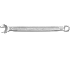 YATO KLUCZ PŁASKO-OCZKOWY 6mm, Z POLEROWANĄ GŁÓWKĄ 0335