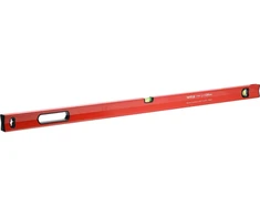 Yato MAGNETINIS LYGIS 1200 MM, ALIUMINIO PROFILIS, LAKUOTA, DU LIBELLĖS, RANKENĖ, TIKSLUMAS 0,5 MM/M