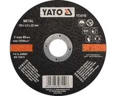 Yato METALO PJOVIMO DISKAI 125X3,2X22 MM