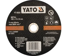 Diskas metalo pjovimui Yato | d-180x1,5x22 mm