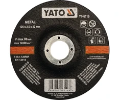 Yato METALO PJOVIMO DISKAS, IŠGŪBĖS 125X2,5X22 MM
