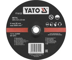 Yato METALO ŠLIFIMO DISKAS 230X6.0X22 MM / 5 VNT.