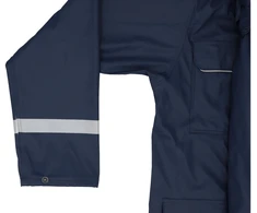 Yato Tamsiai mėlynas kostiumas nuo lietaus, 3XL, 2 dalių, atšvaitai, neperšlampami drabužiai nuo lietaus