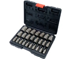 Yato PAŽEIDYTŲ VIDINIŲ VARŽTŲ RINKINIŲ RINKINYS HEX, TORX, SPLINE YRA 25 ELEMENTAI