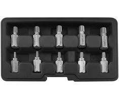Yato PAŽEIDŽIŲ VIDINIŲ VARŽTŲ RINKINYS HEX, TORX, SPLINE, KOMPLEKTAS YRA 10 ELEMENTŲ