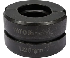 Yato PEX-AL-PEX VAMZDŽIŲ GRIMTUVIŲ YT-21735 U TIPO 20MM ATSARGINIAI ŠTAUNAI