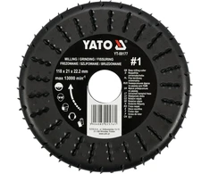Yato PILNAS RASP PJAUSTYMAS MEDIENAI 118mm