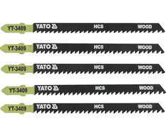 YATO Pjūklo ašmenys, 5 vnt., medienai, T tipas, 3409
