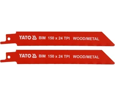 Yato PJŪKLĖS METALUI IR MEDIENI BIM 150 MM 24TPI / 2 Vnt.