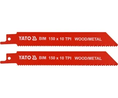 YATO PJŪKLELIS BIM 150mm 10TPI 2vnt.