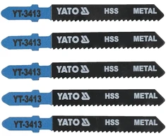Yato Siaurapjūklis peilis T tipo HCS metalui 5vnt TPI12 YT-3413