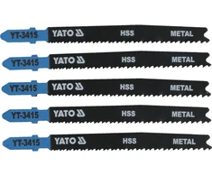 Toya Sa Poland Pjūkliukai siaurapjūkliui 5vnt, 24~10TPI / 1.2 ~2.6mm (metalui, aliuminiui) (YT-3415)