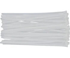 Yato PLASTIKINĖS JUOSTOS, 7,6X300MM, 50 vnt. Baltas