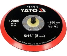 YATO DISKAS / POLIRAVIMO PLOKŠTELĖ SU VELCRO 150mm 5/16"