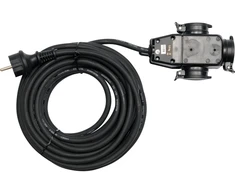 YATO ilgiklis su 3 lizdais 10m 3x1,5mm2 IP44 16A H07RN-F 8116