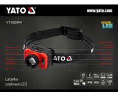 Yato Toya Sa Poland Lempa dedama ant galvos | 600LM AKU / judesio daviklis | LED (YT-085941)