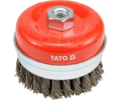 YATO BET šepetėlis 100 mm, M14 sriegis, susukta viela 4769