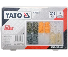 Yato RENAULT AUTOMOBILIŲ dangtelių komplektas 300 VNT.