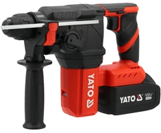 Grąžtas Yato SDS+ 18 V PLAKŠKAS (BL MOTOR, 1X4AH)