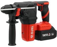 Yato SDS+ 18 V PLAKŠKAS (BL MOTOR, 2X4AH)