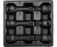 Yato SPLINE 1/2'' IMPACT L-RAKTŲ RINKINYS