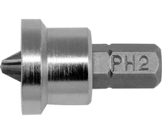 Yato SUKTUČIŲ ANTGALIAI SU RIBA 1/4X25 MM, PH2, 20 vnt.