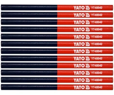 YATO TECHNINIS PIEŠTUKAS RAUDONAS MĖLYNAS /12vnt.