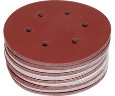 Yato Toya Sa Poland Šlifavimo popierius {velcro) | 6 skylės | 150 mm / P180 | 50 vnt. (YT-834587)