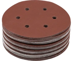 Yato Toya Sa Poland Šlifavimo popierius {velcro) | 6 skylės | 150 mm / P240 | 50 vnt. (YT-834589)