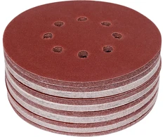 Yato Toya Sa Poland Šlifavimo popierius {velcro) | 8 skylės | 150 mm / P120 | 50 vnt. (YT-834595)