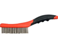 Toya Sa Poland Vielinis šepetys nerūdijančio plieno | plastikinė rankena | 260 mm, 4 eilutės