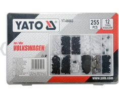 Yato VOLKSWAGEN AUTOMOBILIŲ dangtelių RINKINYS 255 VNT.