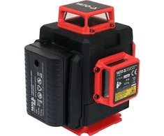 Kryžminis lazerinis nivelyras Yato YT-30417; 3,7 V; 2x4,0 Ah akum.