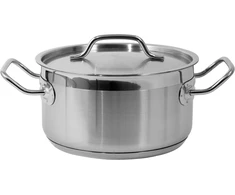 Yato Puodas NISKI Z POKRYWKĄ ZE STALI NIERDZEWNEJ 20X10,5 CM 3,3L
