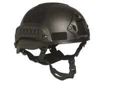 Airsoft šalmas Mil-Tec M.I.C.H. 2002, Juoda