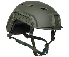 Airsoft šalmas Mil-Tec Paratrooper, Olive Žalias