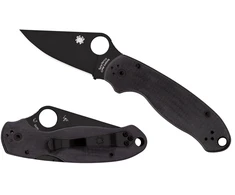 Atlenkiamas peilis Spyderco PARA 3 G-10 Juodas