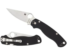 Atlenkiamas peilis Spyderco PARA MILITARY 2 G-10, Juoda