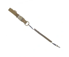 Dirželis M-Tac Safety Cord Lite for carbine with D-ring and fastex, Coyote
