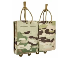 Dvigubas HK417 dėtuvių dėklas Tasmanian Tiger 2 SGL BEL MKIII, MultiCam®