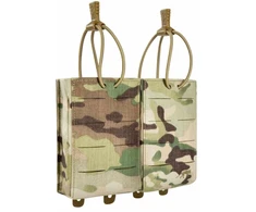 Dvigubas M4 dėtuvių dėklas Tasmanian Tiger 2 SGL BEL MKIII, MultiCam®