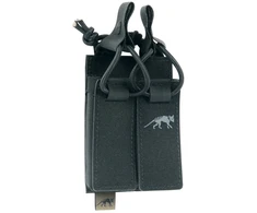 Dvigubas velcro pistoleto dėtuvių dėklas Tasmanian Tiger, Juoda