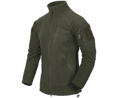 Flisinis džemperis Helikon-Tex Alpha Tactical, Olive Žalias
