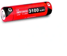 Įkraunama ličio baterija Klarus 18650 3.6V 3100 mAh