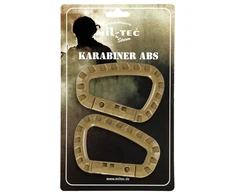Mil-Tec Juodas CARABINER ABS