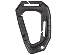 Karabinų rinkinys Mil-Tec MOLLE, 2vnt., Juoda