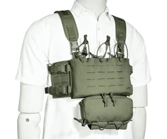 Krūtinės platforma Tasmanian Tiger Small Combi Rig, Olive Žalias