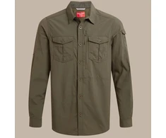 Marškiniai Craghoppers NosiLife Adventure Shirt III, su apsauga nuo uodų, Juodas Pepper