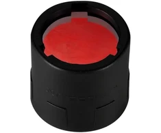 Nitecore NFG20 žalias filtras – tinka 19,7 mm žibintuvėlio galvutėms, minkštas TPU plastikas, mineraliniu stiklu dengtas lęšis